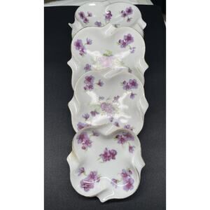 Vintage 1946-52 Lefton China Stacking Nesting Trinket Dishes Set of 4 Rare Find!